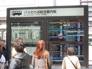 京都駅案内板